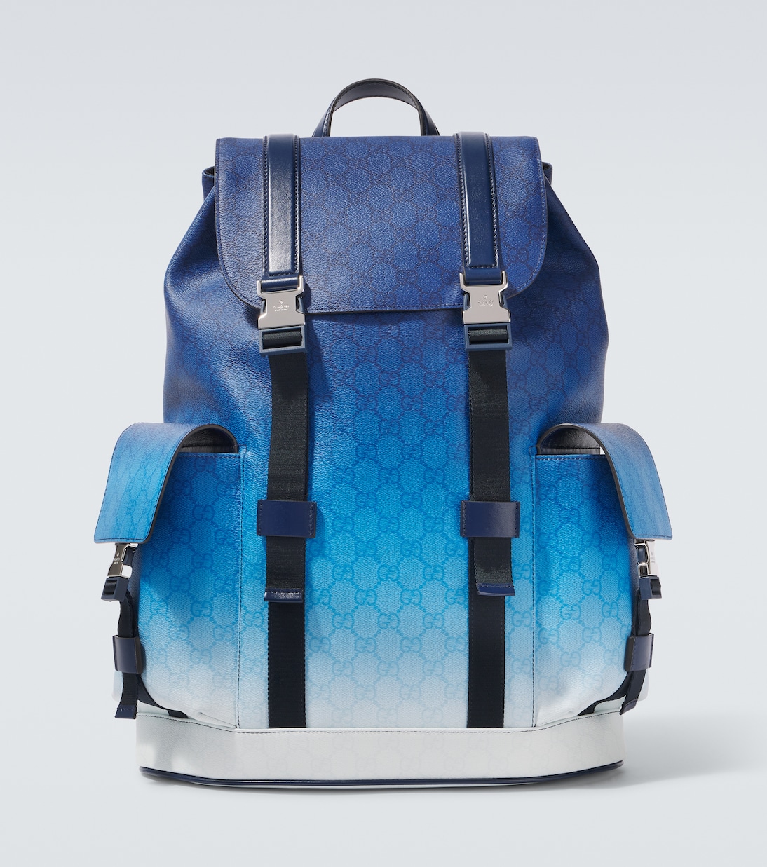 

Большой рюкзак Chroma GG Gucci, Bl. Ag.Wh/U.B./U.B./U.B