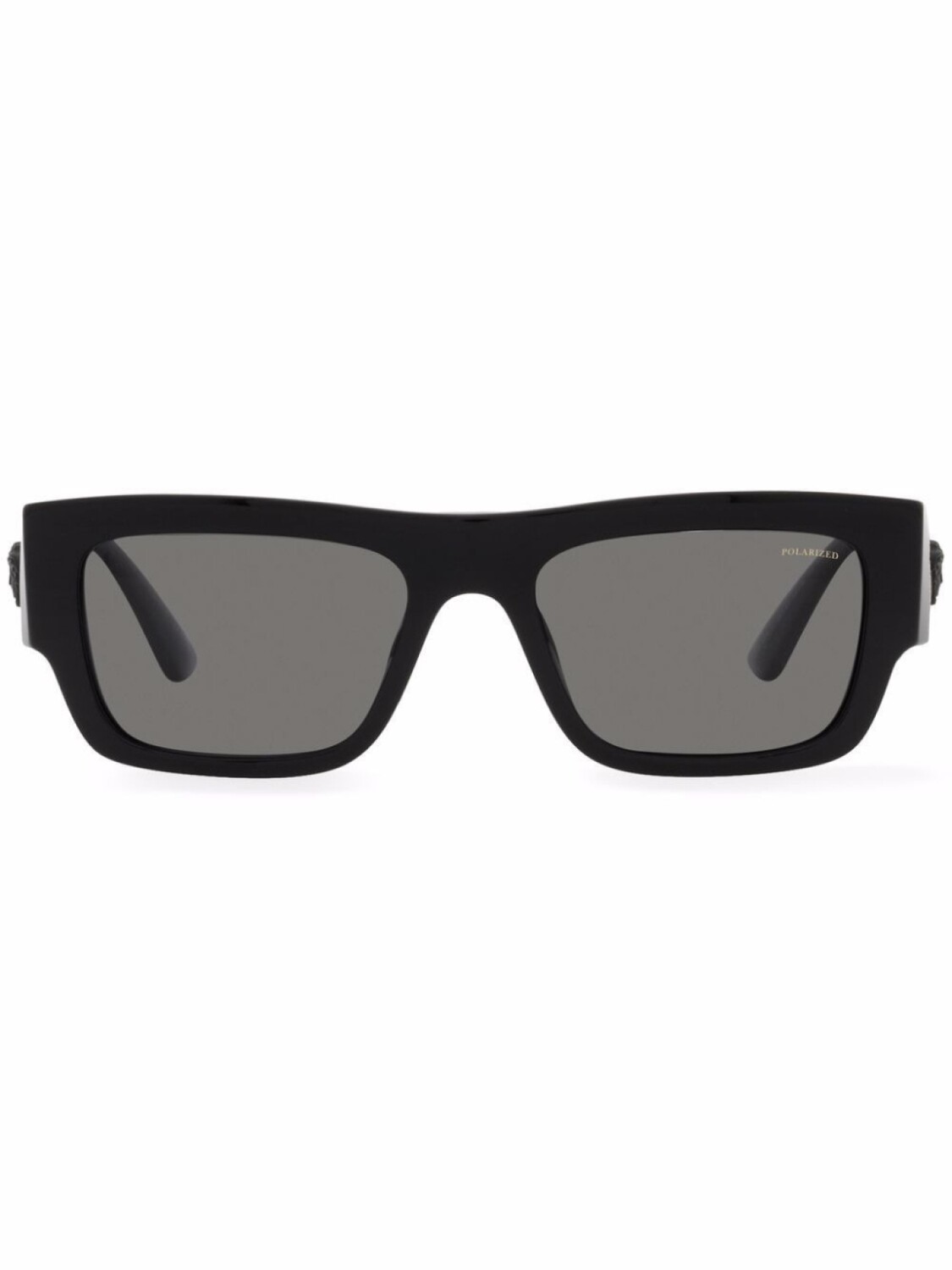 

Versace Eyewear солнцезащитные очки в квадратной оправе с логотипом, черный