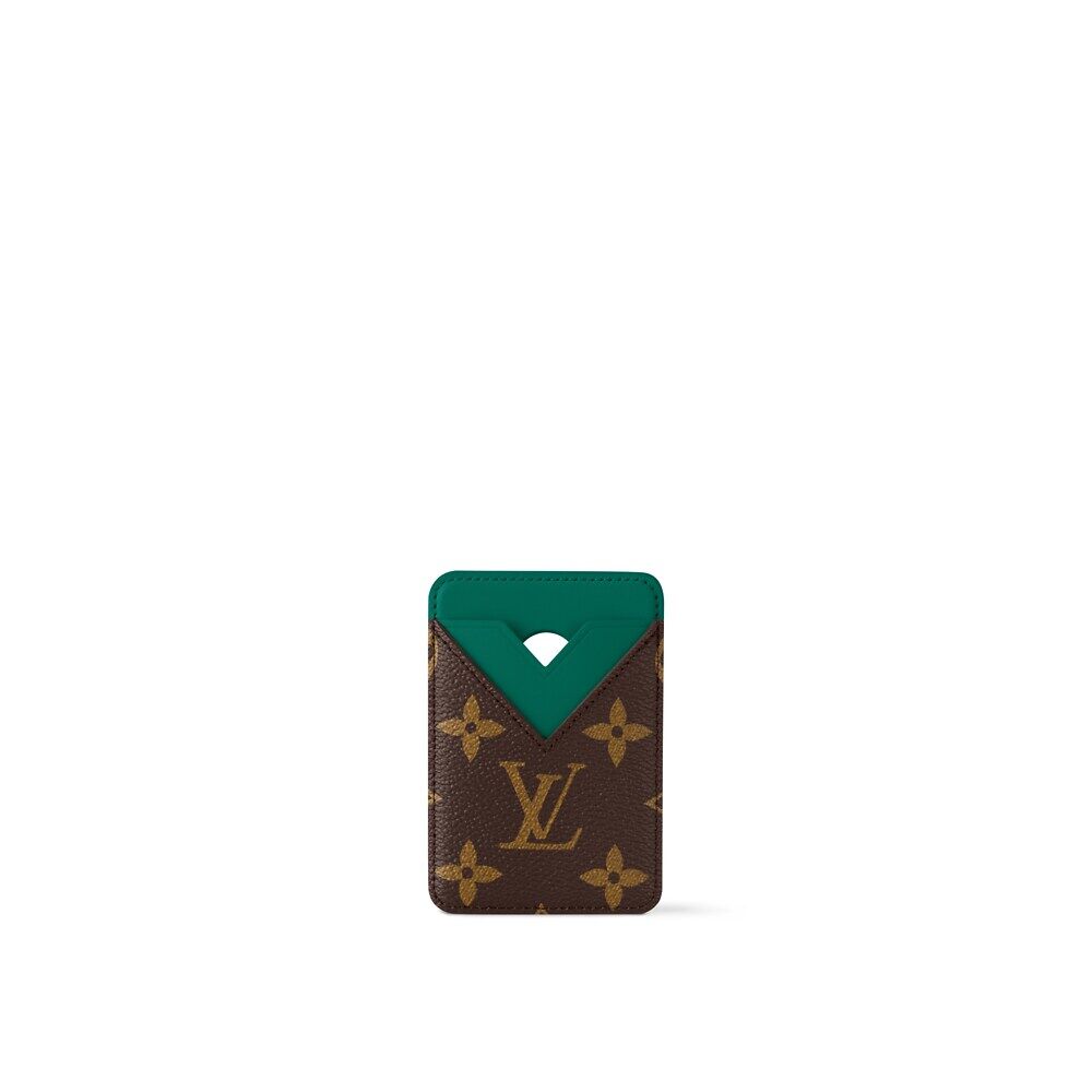 

Картхолдер Louis Vuitton, зеленый
