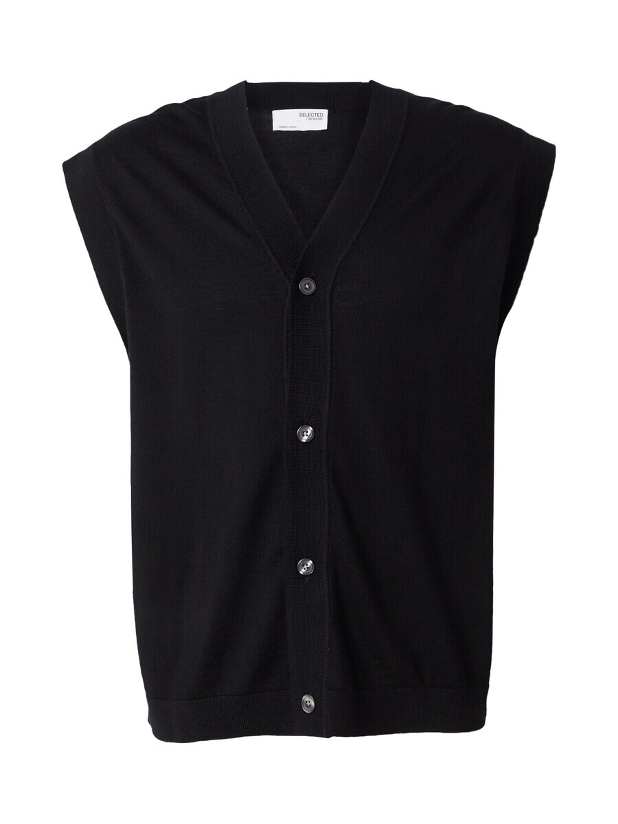 

Вязаный кардиган SELECTED HOMME Knit Cardigan SLHTRAY, черный
