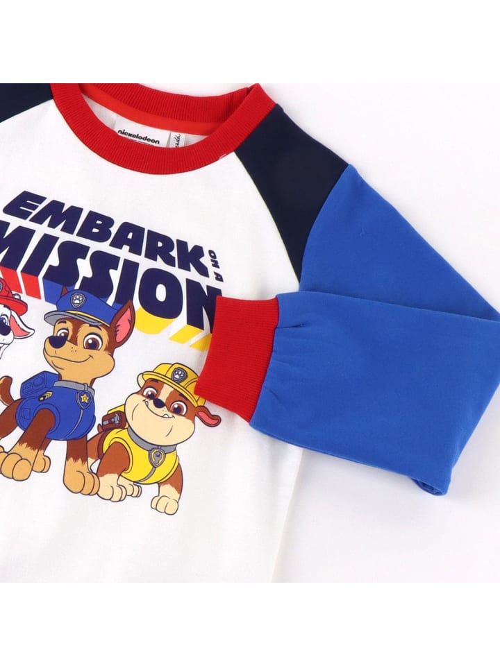 Paw Patrol Спортивный костюм «Щенячий патруль» для мальчиков, комплект из пуловера и спортивных штанов, синий — фото 3