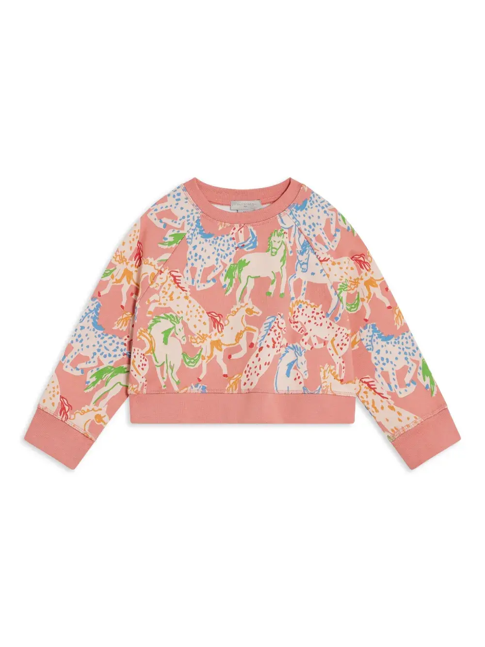 

Толстовка с принтом Stella Mccartney Kids, розовый
