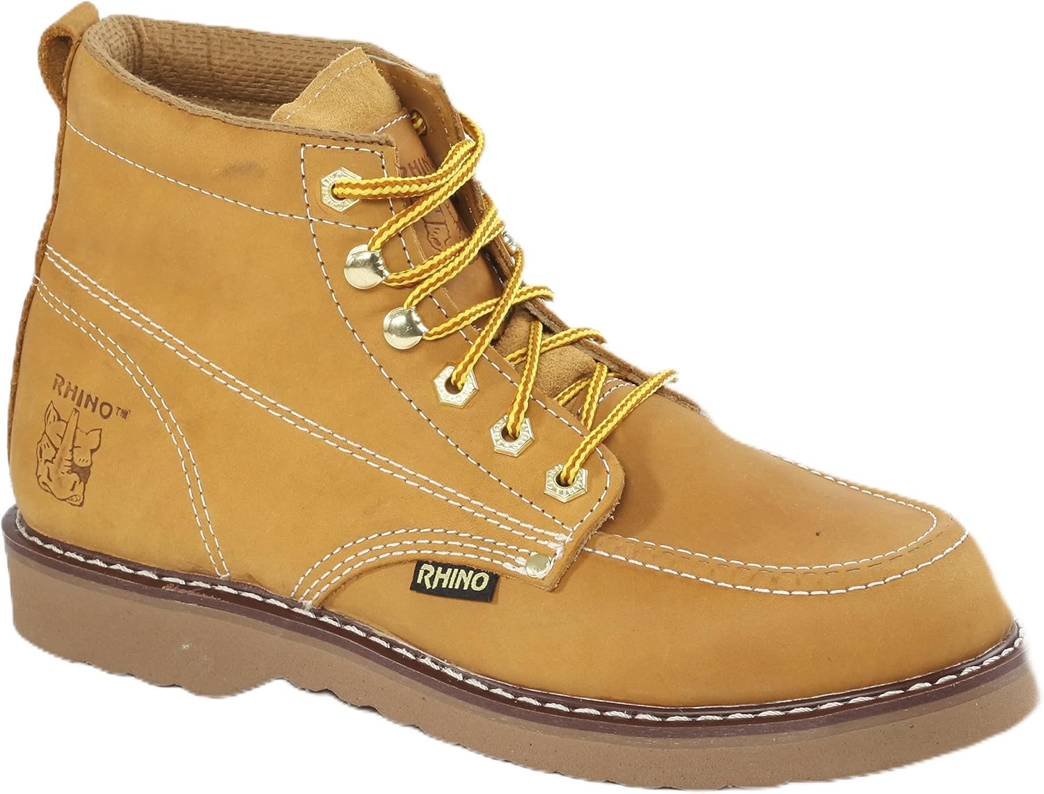 

Кожаные ботинки Rhino 62M26 с Мок-то носком, 15 см - Тан, черный