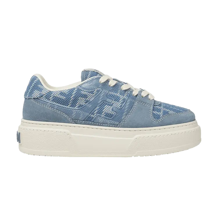 Кроссовки Fendi Fendi Wmns Match Platform 'FF Motif - Light Blue', синий