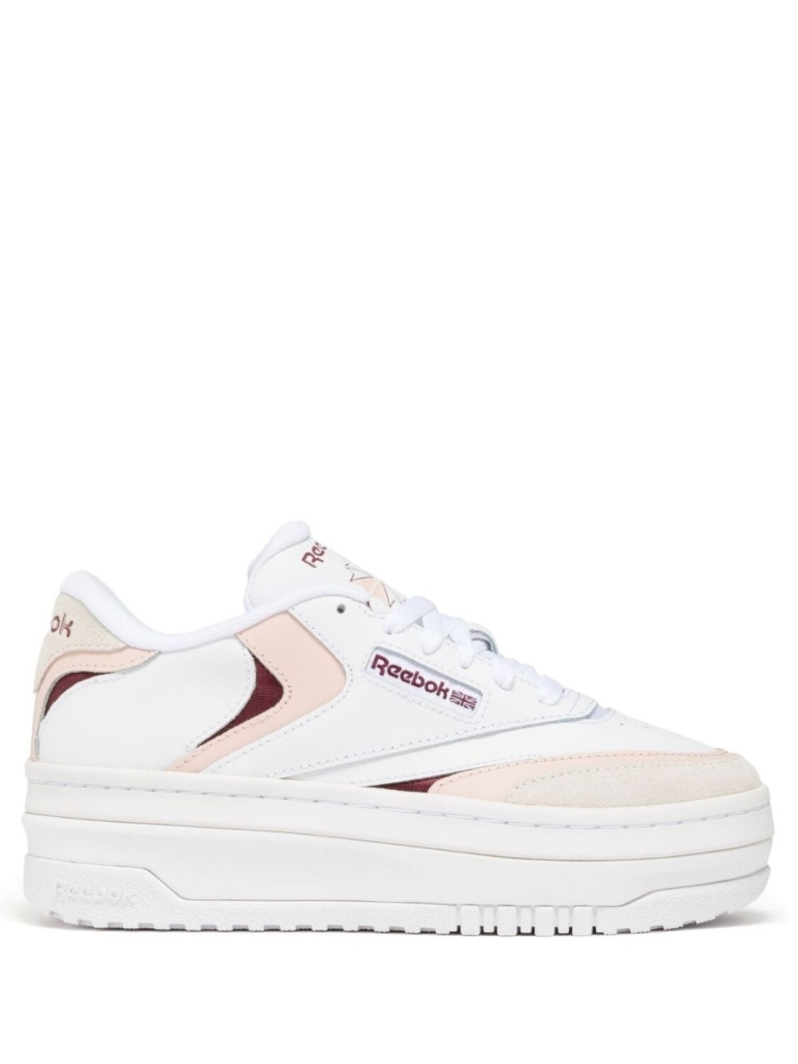 

Кроссовки Reebok Club C Extra, белый/красный/розовый