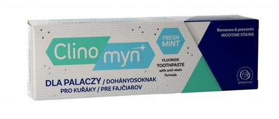 Зубная паста для курильщиков, 75 мл Clinomin, Fresh Mint, Clinomyn — фото 2
