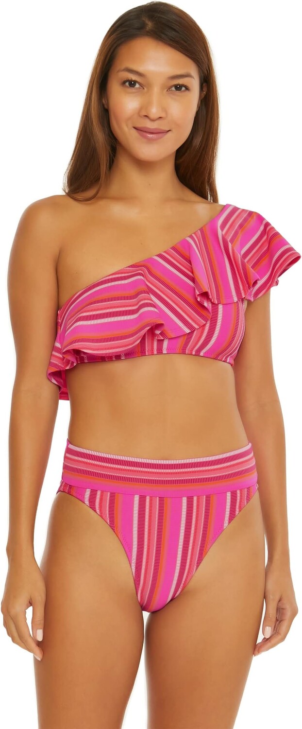 

Купальный топ Trina Turk Marai Ruffle Top, разноцветный