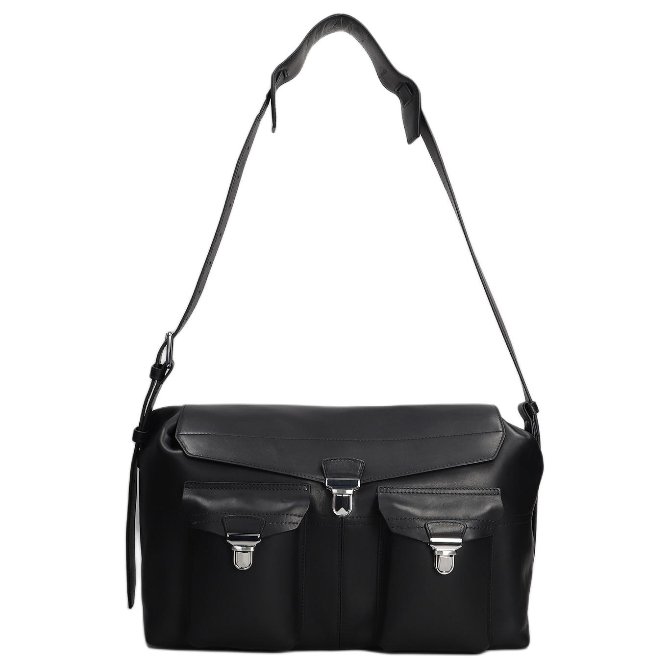 

Lemaire Кожаная сумка через плечо для женщин черная