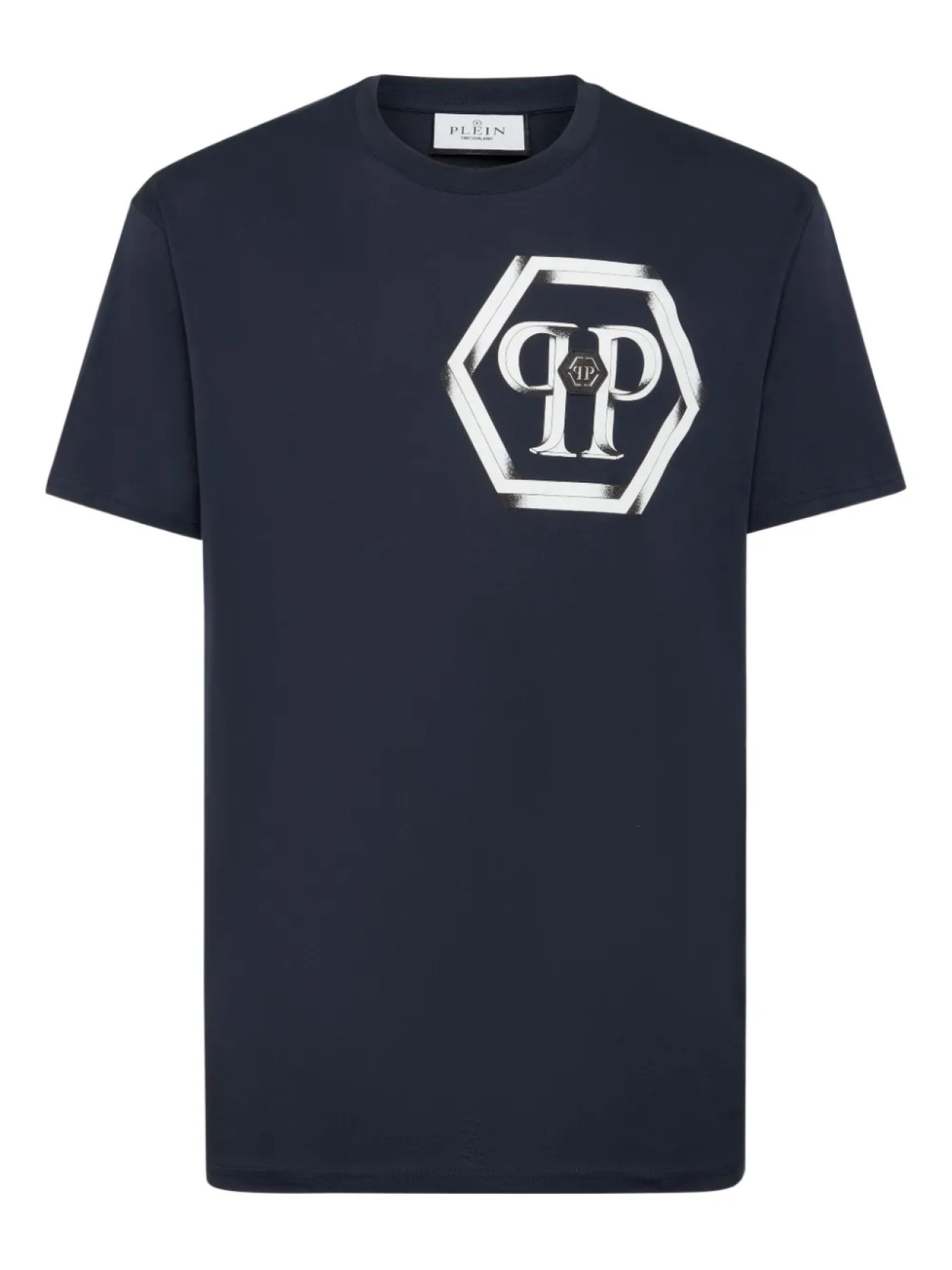 

Футболка с логотипом Hexagon Philipp Plein, синий