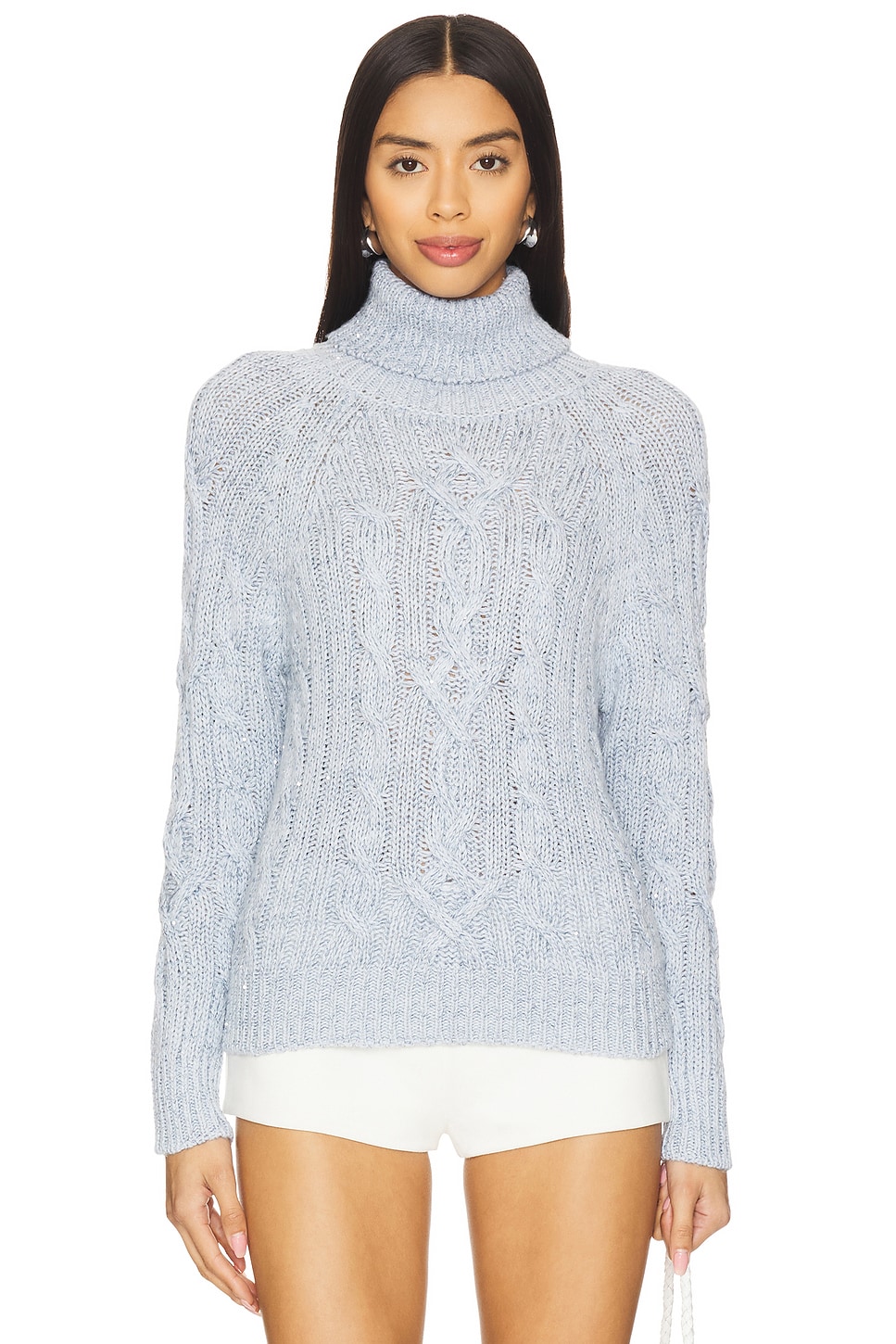 

Свитер с пайетками Elsa Asta Resort, ice blue sequin