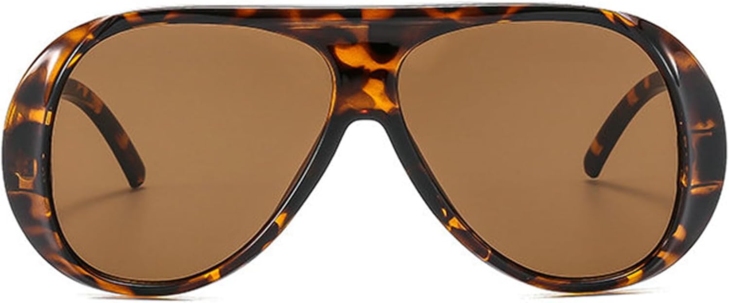 

Классические винтажные солнцезащитные очки-пилот большого размера от Helena для мужчин и женщин, большие ретро-круглые очки-пилот, модные модели, защита от ультрафиолета UV400, C2