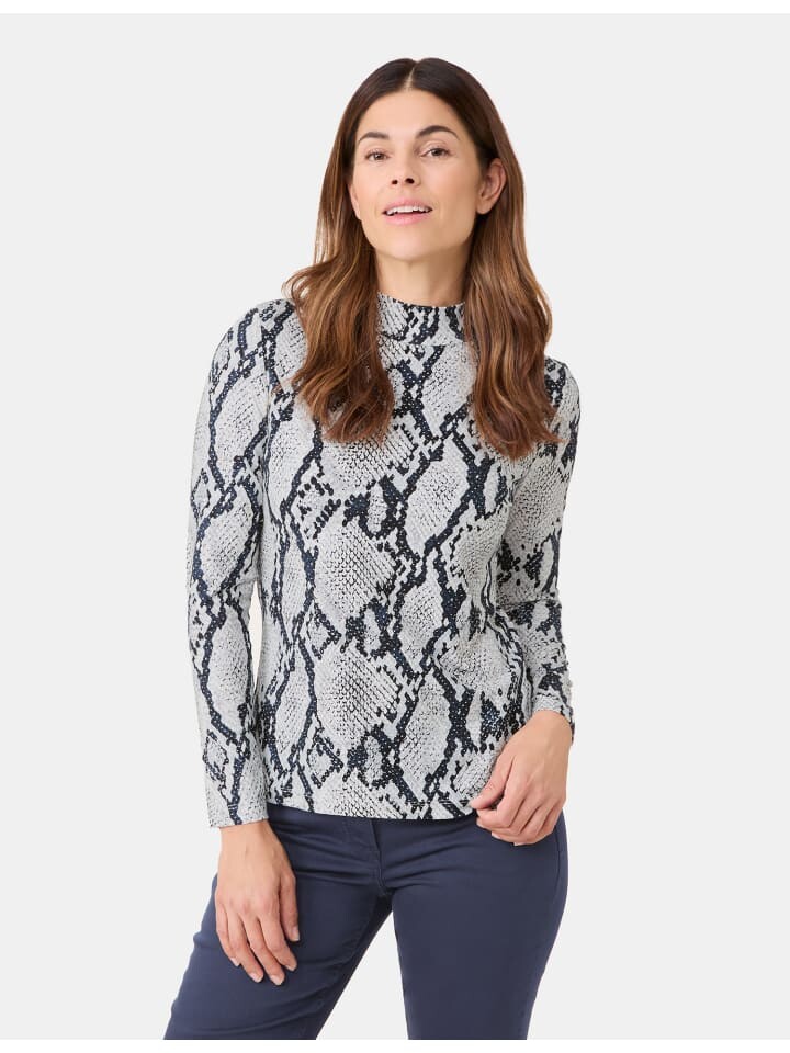 

Футболка Gerry Weber 1/1 Arm, цвет beige/black snake big