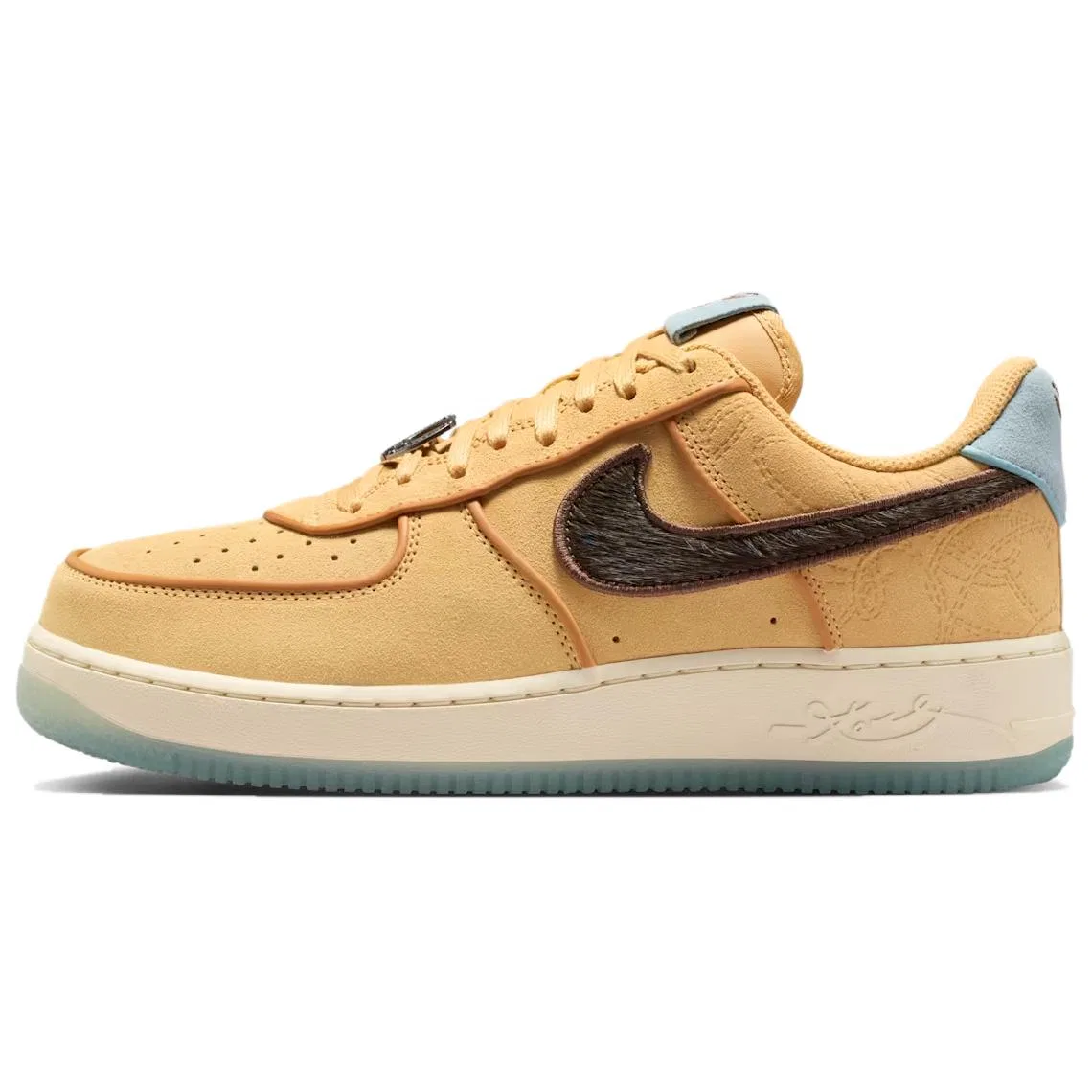 Кроссовки скейтбордические Nike Air Force 1 Low Brown