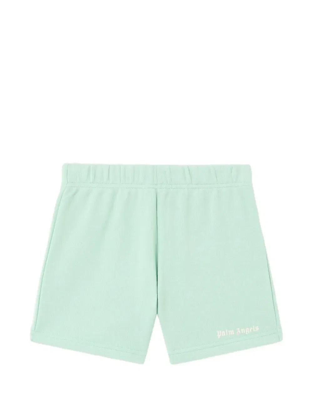 Короткие спортивные шорты с логотипом Palm Angels Kids, зеленый