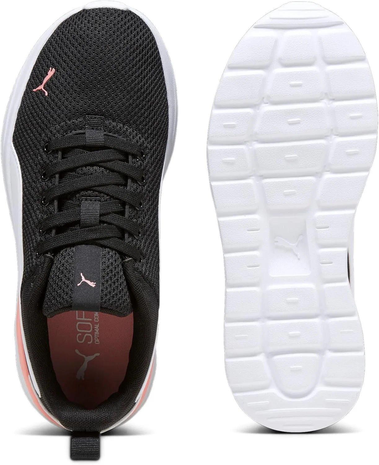 Кроссовки PUMA Anzarun унисекс, Puma Black Puma White Peach Smoothie — фото 4
