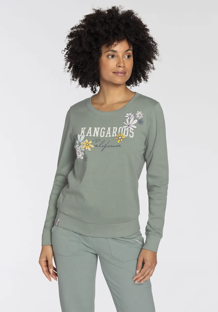 

Толстовка KangaROOS с крупным принтом - НОВАЯ КОЛЛЕКЦИЯ, зеленый