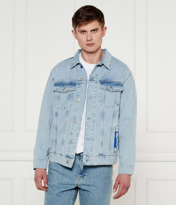 

Джинсовая куртка Regular fit Karl Lagerfeld Jeans, синий