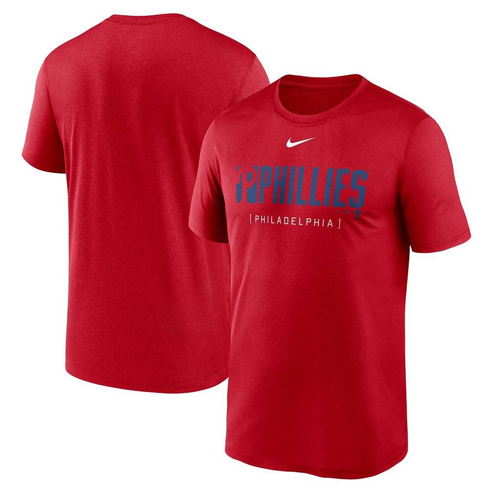 

Мужская красная футболка Nike Philadelphia Phillies Knockout Legend Performance, цвет Phl Red