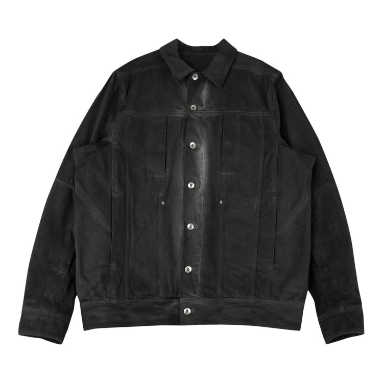 

Куртка Rick Owens Denim Lido Work Jacket, цвет Dark Dust