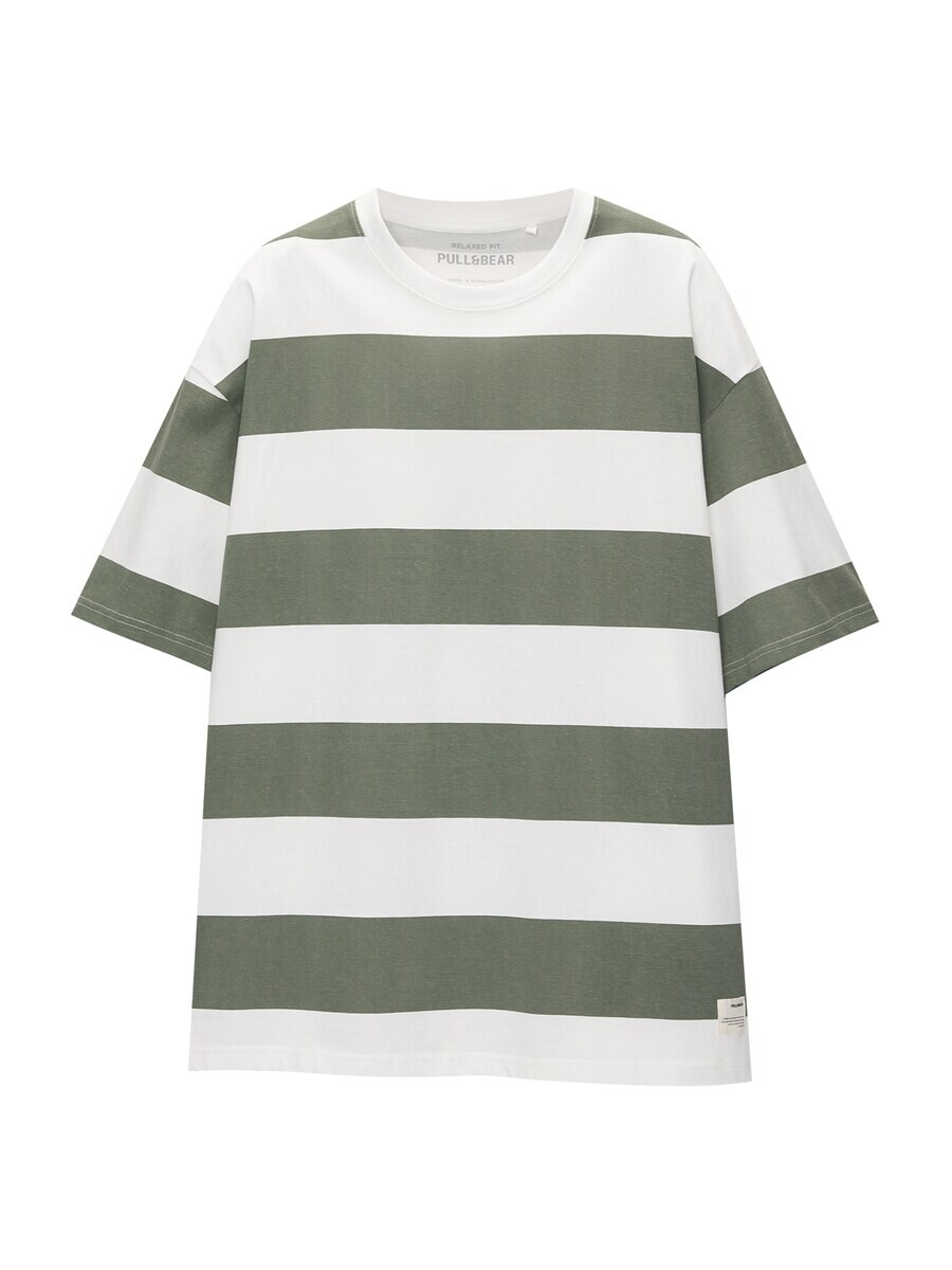 

Футболка Pull&Bear, пятнистый зеленый