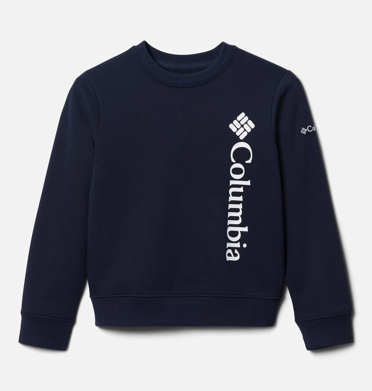 

Детская толстовка Columbia Trek, темно-синяя, из смесовой хлопковой ткани, стандартного кроя, с круглым вырезом, RED442