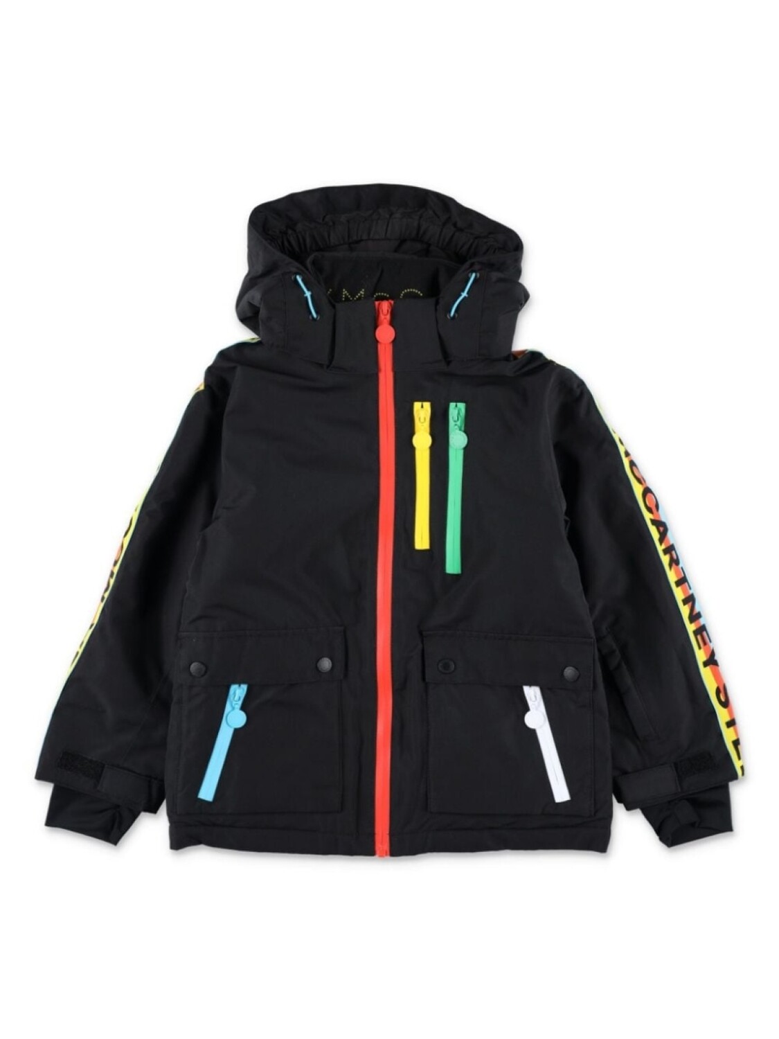 

Stella McCartney Kids утепленная лыжная куртка, черный