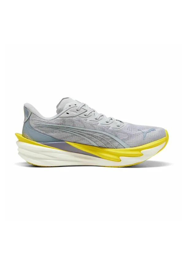 Кроссовки для бега по шоссе deviate nitro 4 Puma, Vibrant Silver-Lux Lime