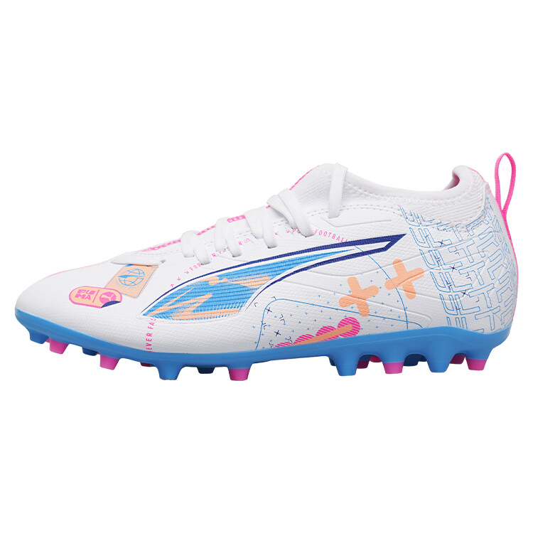 

Футбольные бутсы Ultra 5 унисекс с низким верхом белый/розовый Puma