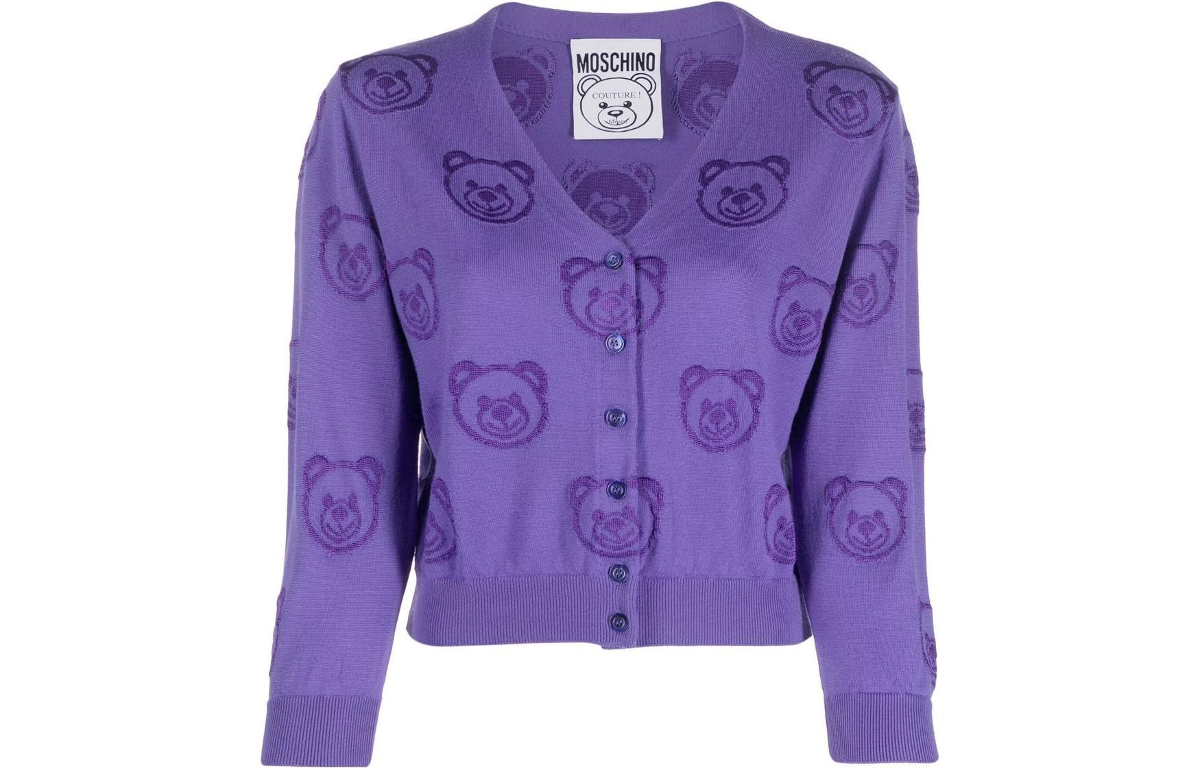 

MOSCHINO Женские свитера фиолетового цвета