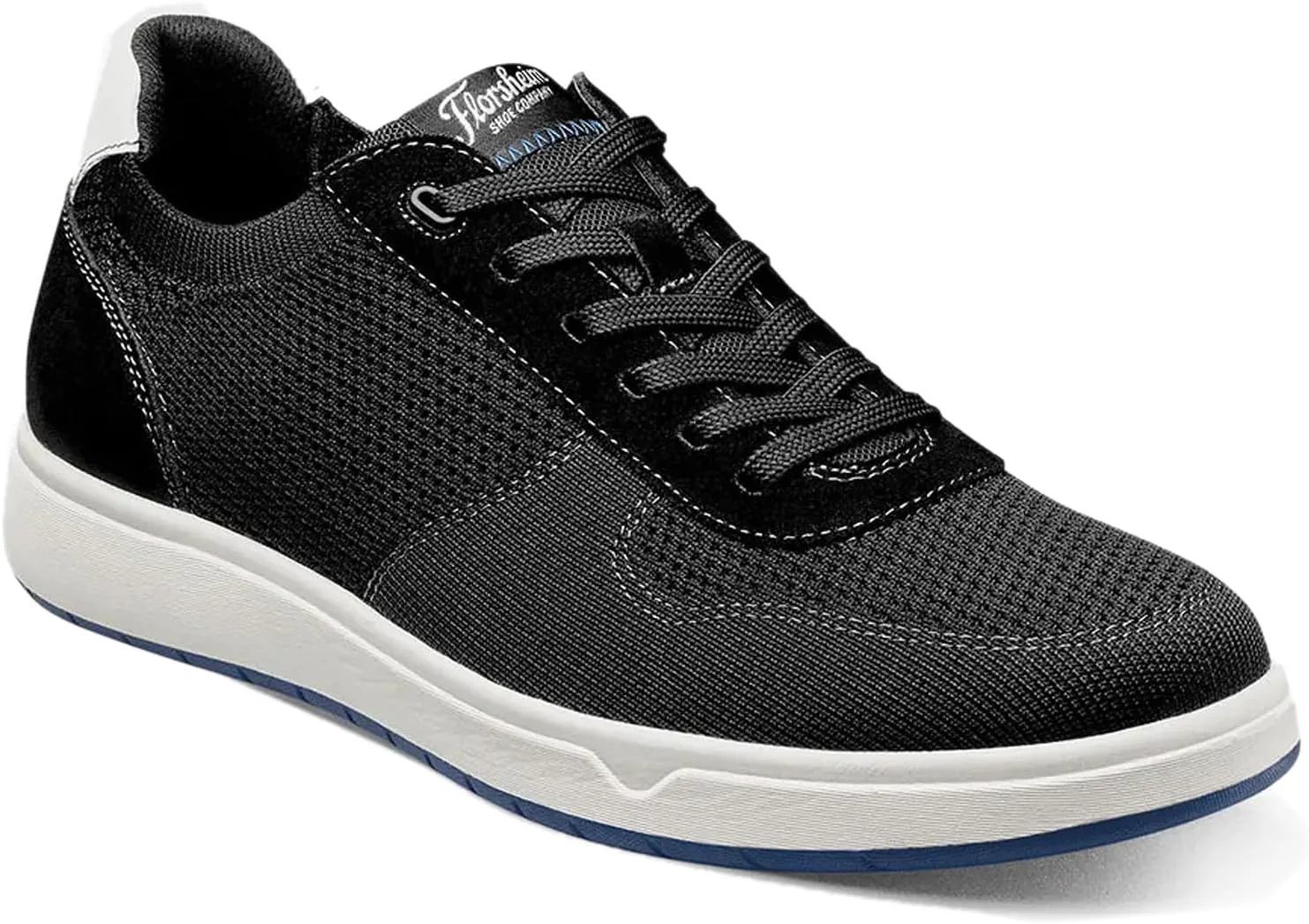 Мужские кроссовки Florsheim Heist Knit, черно-белый — фото 3
