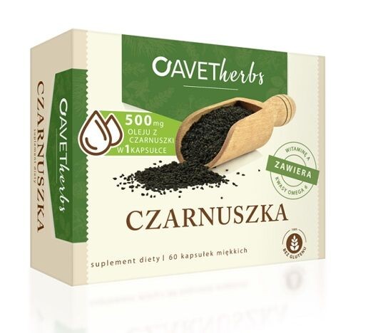 

Препарат, укрепляющий иммунитет Avet Pharma Herbs Czarnuszka, 60 шт