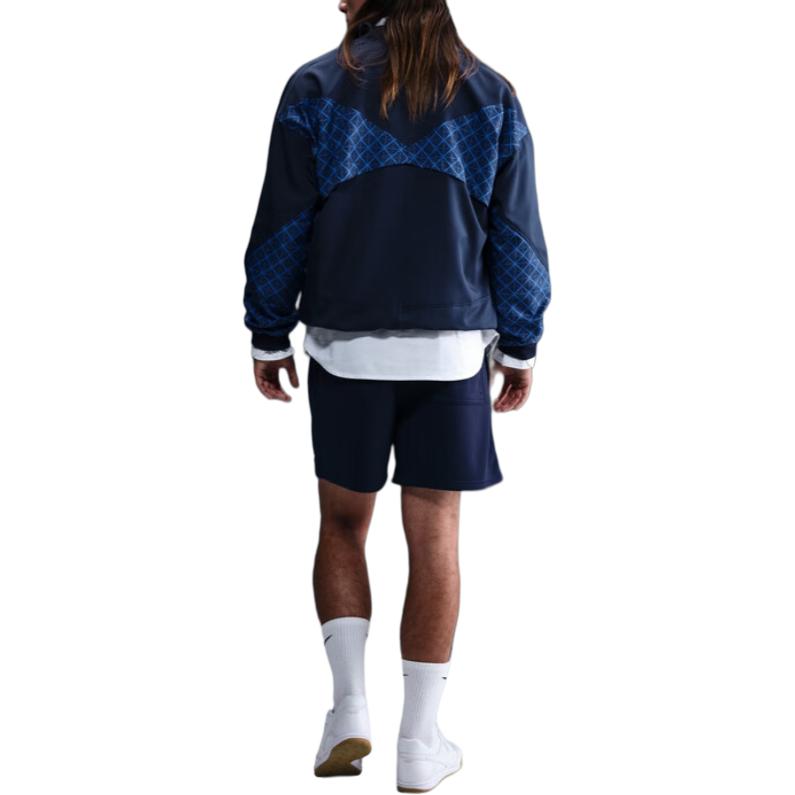 Nike Куртка футбольная домашняя мужская Dri FIT, Dark Navy Blue/Royal Blue/White — фото 4