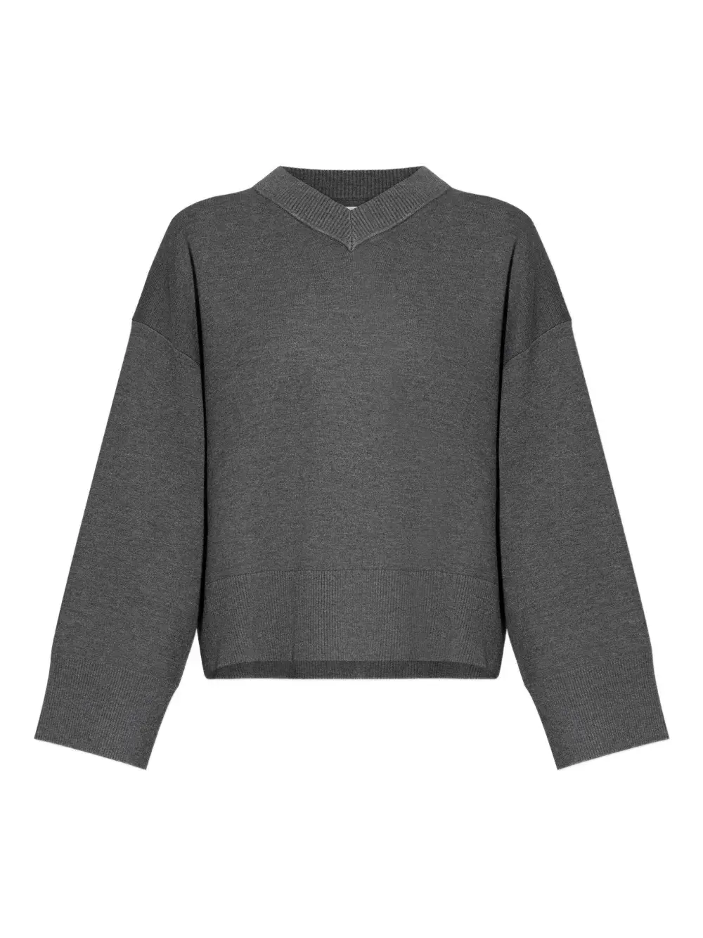 

Свитер Salula с V-образным вырезом Samsoe Samsoe, серый