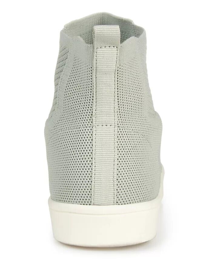 Женские кеды Kody Knit Slip On Journee Collection, зеленый — фото 3
