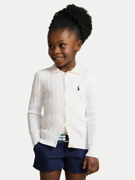 

Кардиган обычного кроя 312543047064 Polo Ralph Lauren, белый