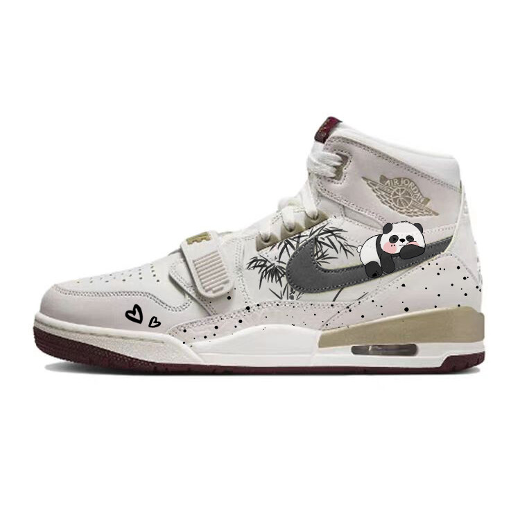 

Кроссовки Jordan Legacy 312 Vintage Basketball Shoes Men High-top Grey/white, светло-серый