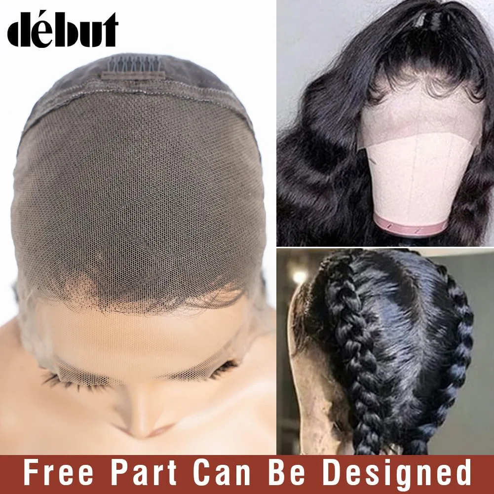 Женский парик «Body Wave Lace Front» из натуральных волос Début, Black — фото 4