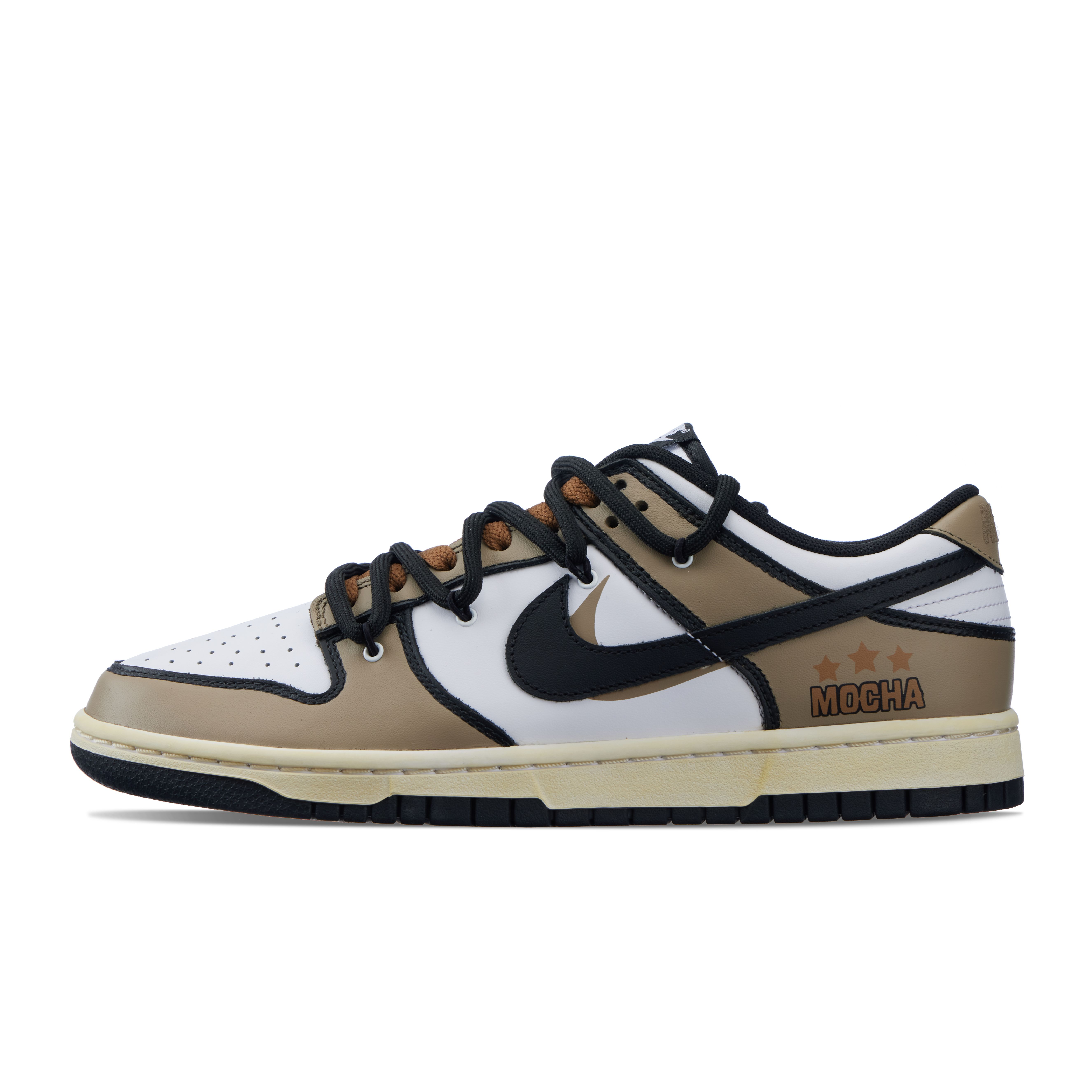 

Кроссовки Nike Dunk Skateboarding Shoes Men Low-top Brown/Black, цвет Coffee