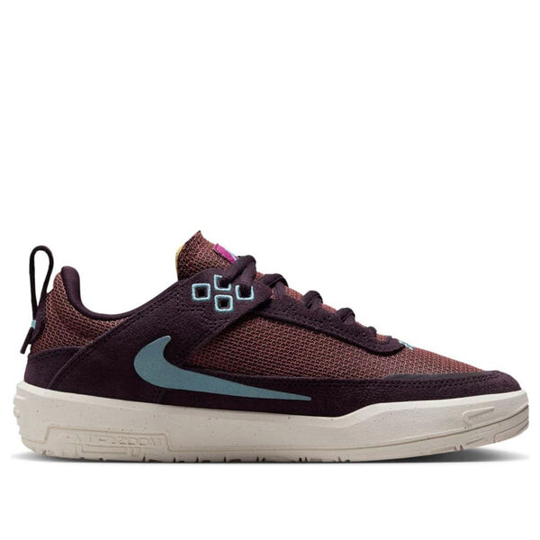 Кроссовки sb day one 'burgundy ash denim turquoise' Nike, бордовый — фото 2
