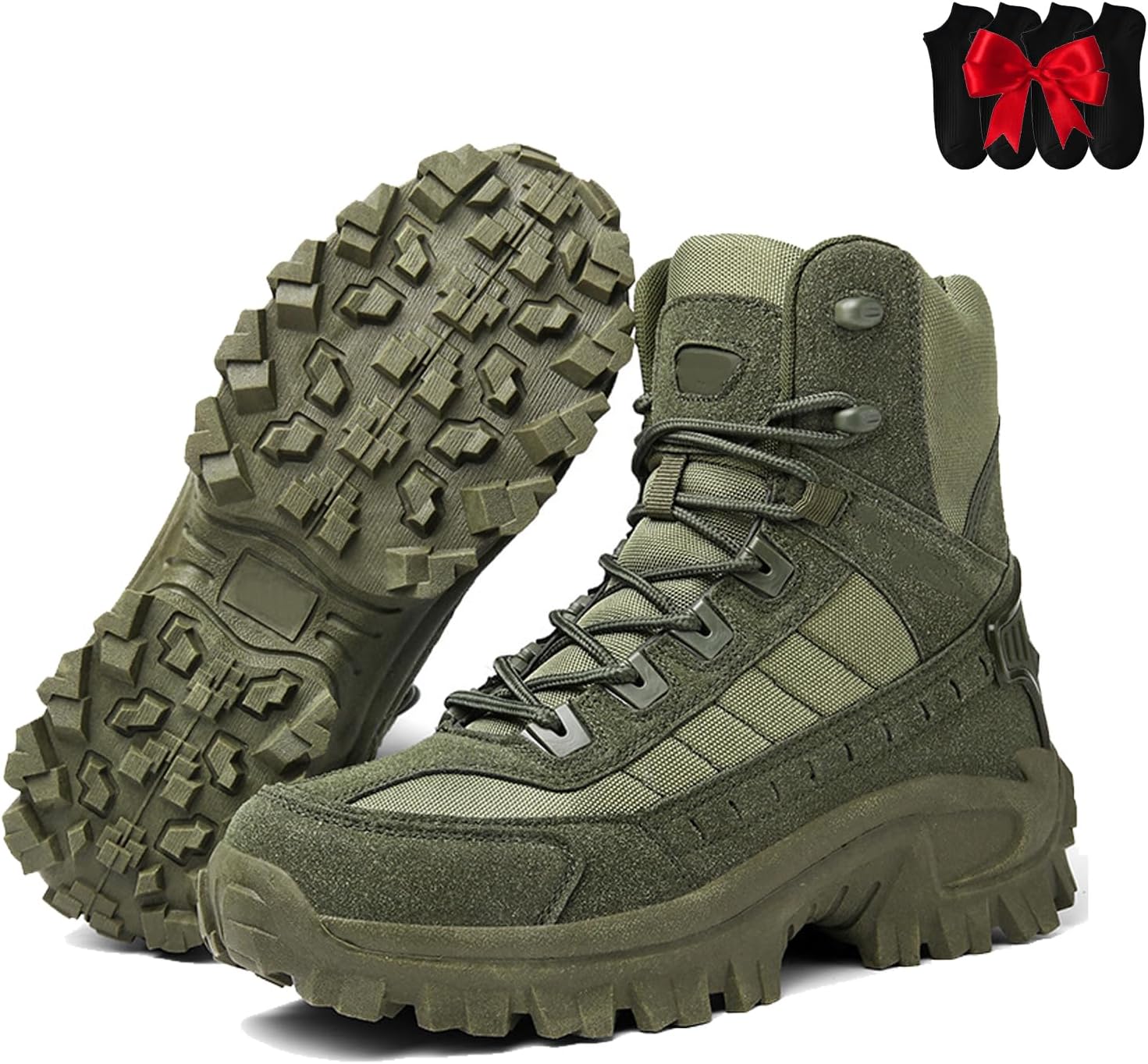 

Ботинки Dallader, мужские удобные водонепроницаемые ортопедические прогулочные туфли, противоскользящие ортопедические туристические ботинки, для прогулок на открытом воздухе Generic, зеленый