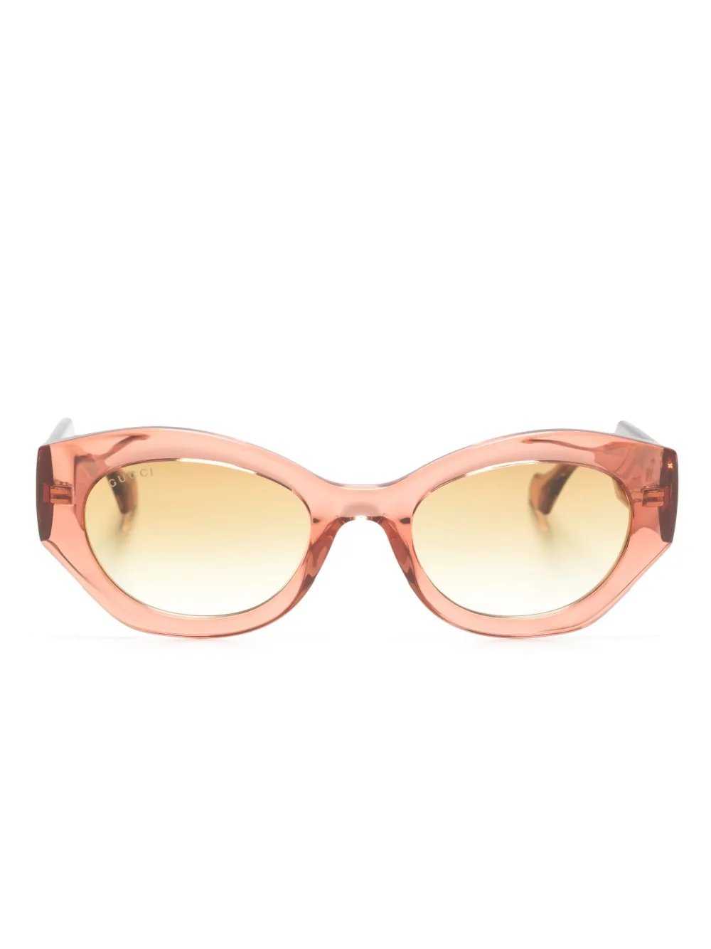 

Солнцезащитные очки с логотипом Interlocking G Gucci Eyewear, коричневый