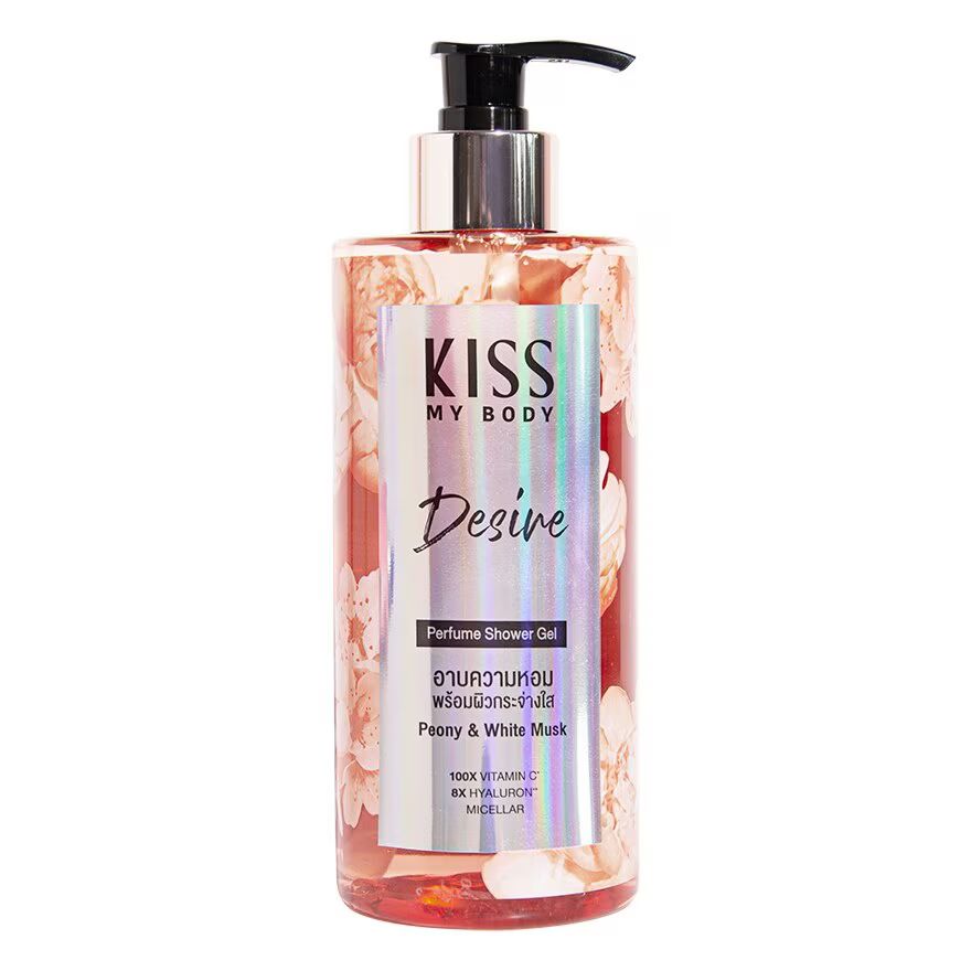 

Kiss My Body Парфюмированный гель для душа Desire 380 мл. เจลอาบน้ำ, Orange