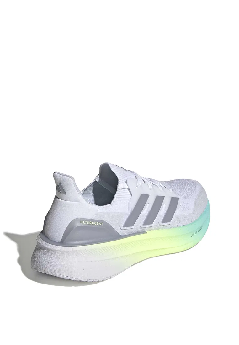 Кроссовки мужские спортивные, Ultraboost 5, Adidas, белый/серебристый — фото 3