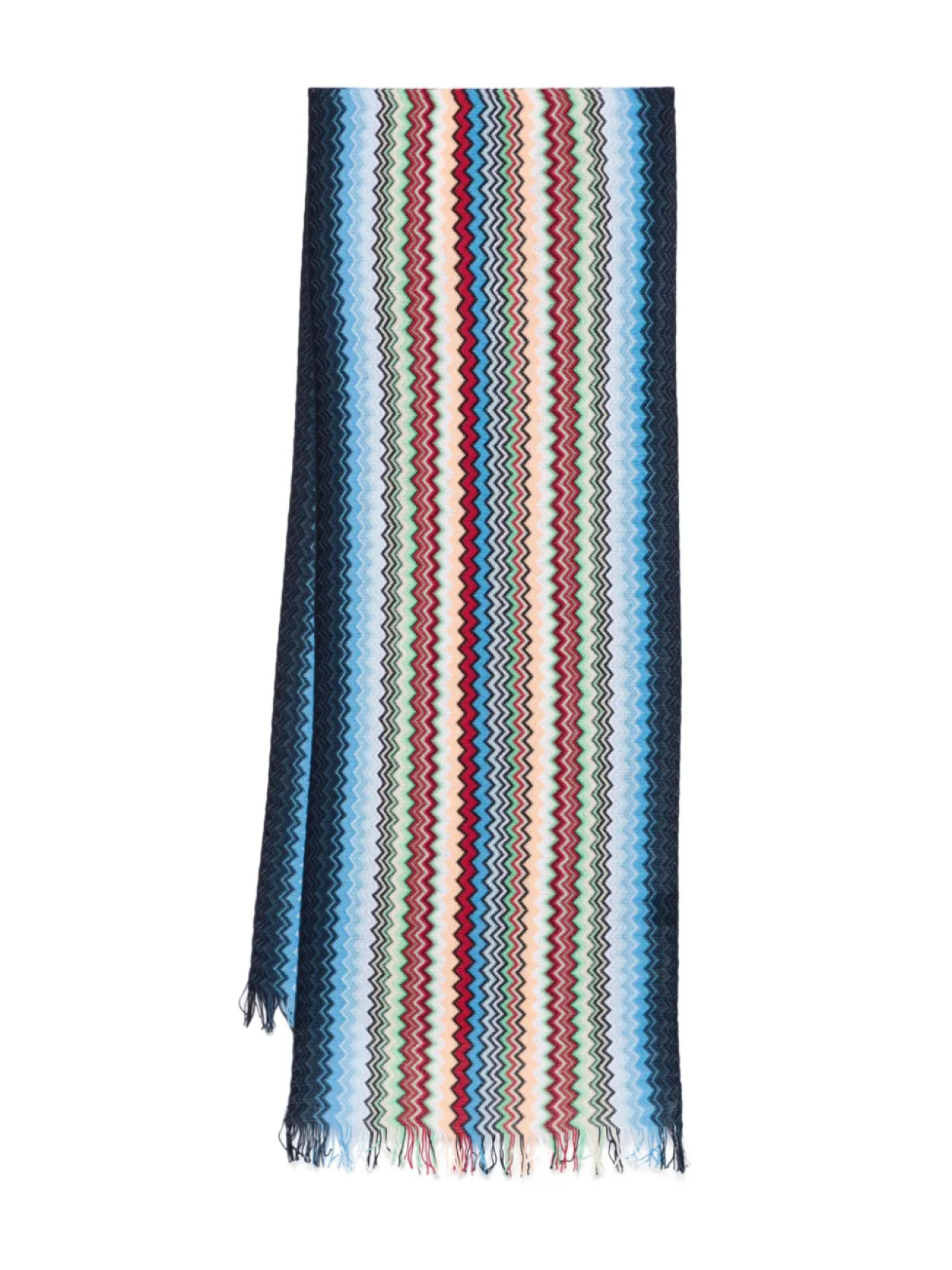 

Шарфы зигзагообразной формы Missoni, синий