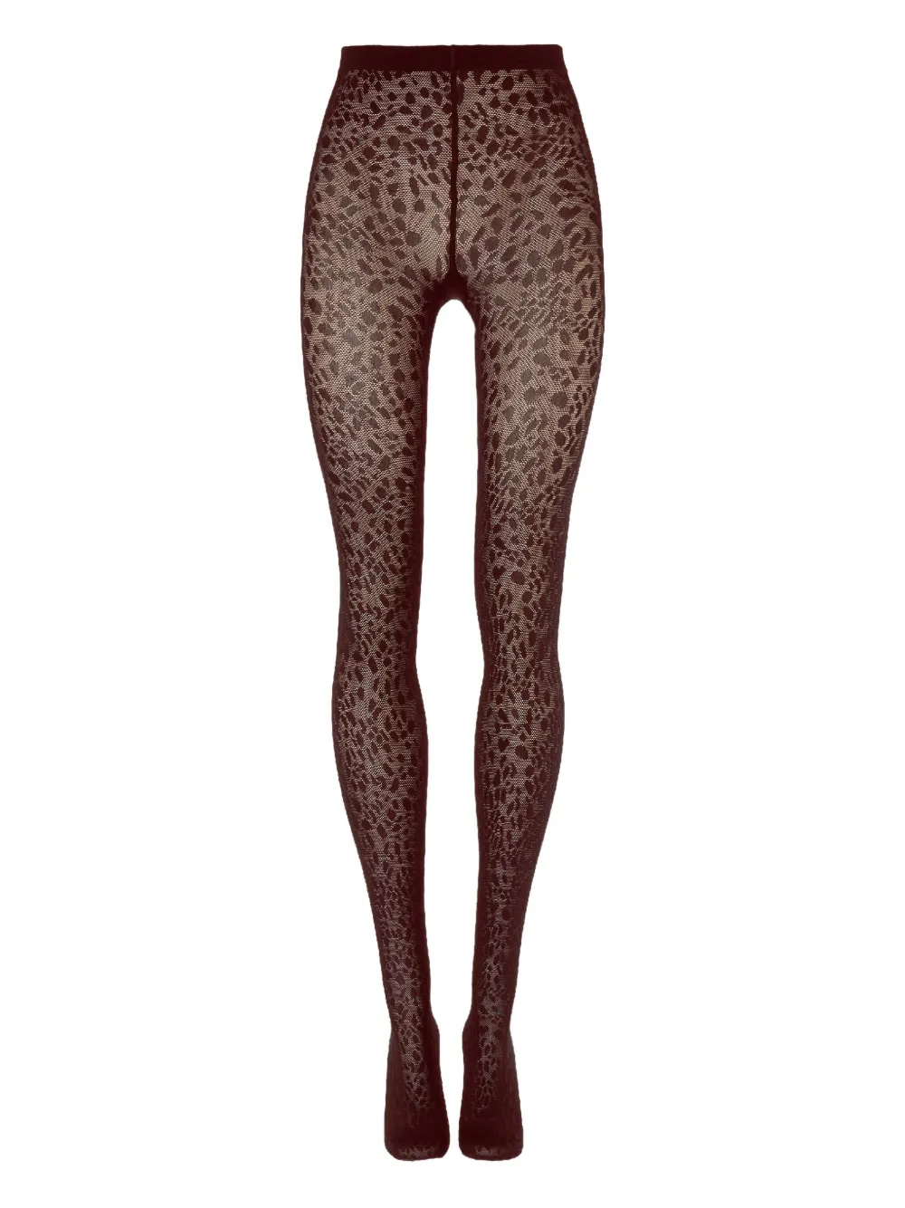 

Колготки с леопардовым принтом Wolford, коричневый