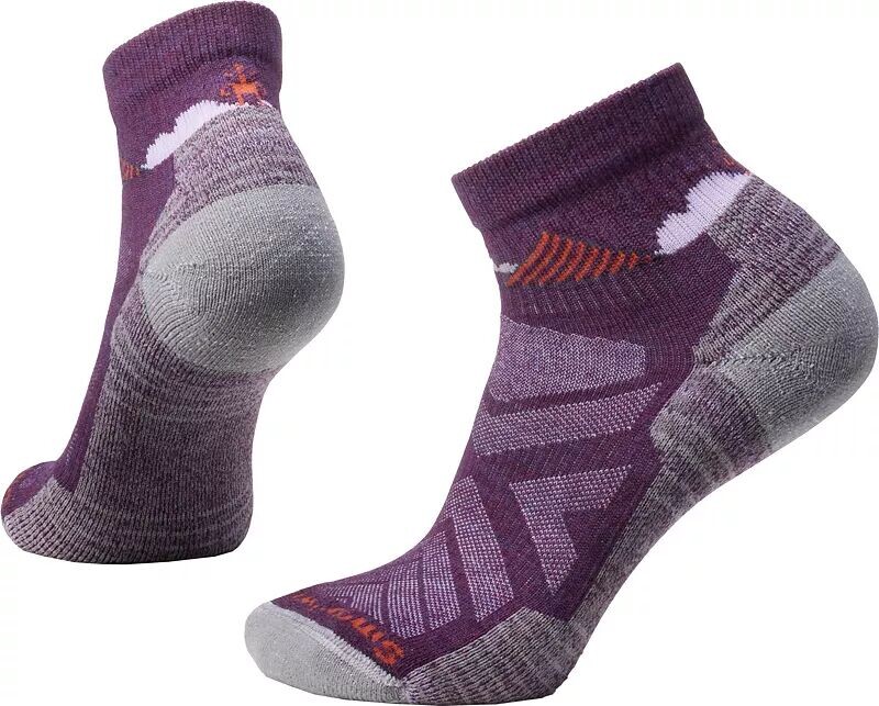 

Женские прозрачные носки до щиколотки Smartwool с легкой подушкой и узором Каньон, фиолетовый