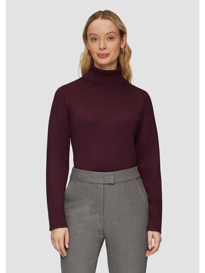 

Пуловер s.Oliver BLACK LABEL Strickpullover langarm, розовый