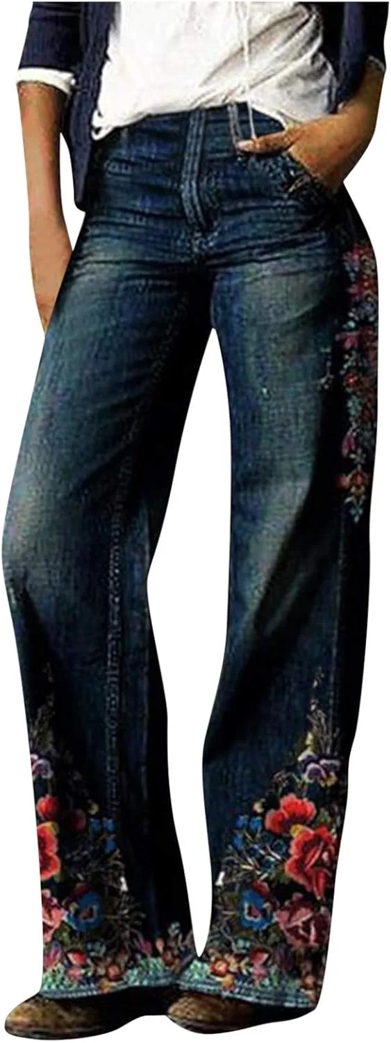 

Женские рваные джинсы Boyfriend Relaxed Fit с клапаном на кармане XUETON