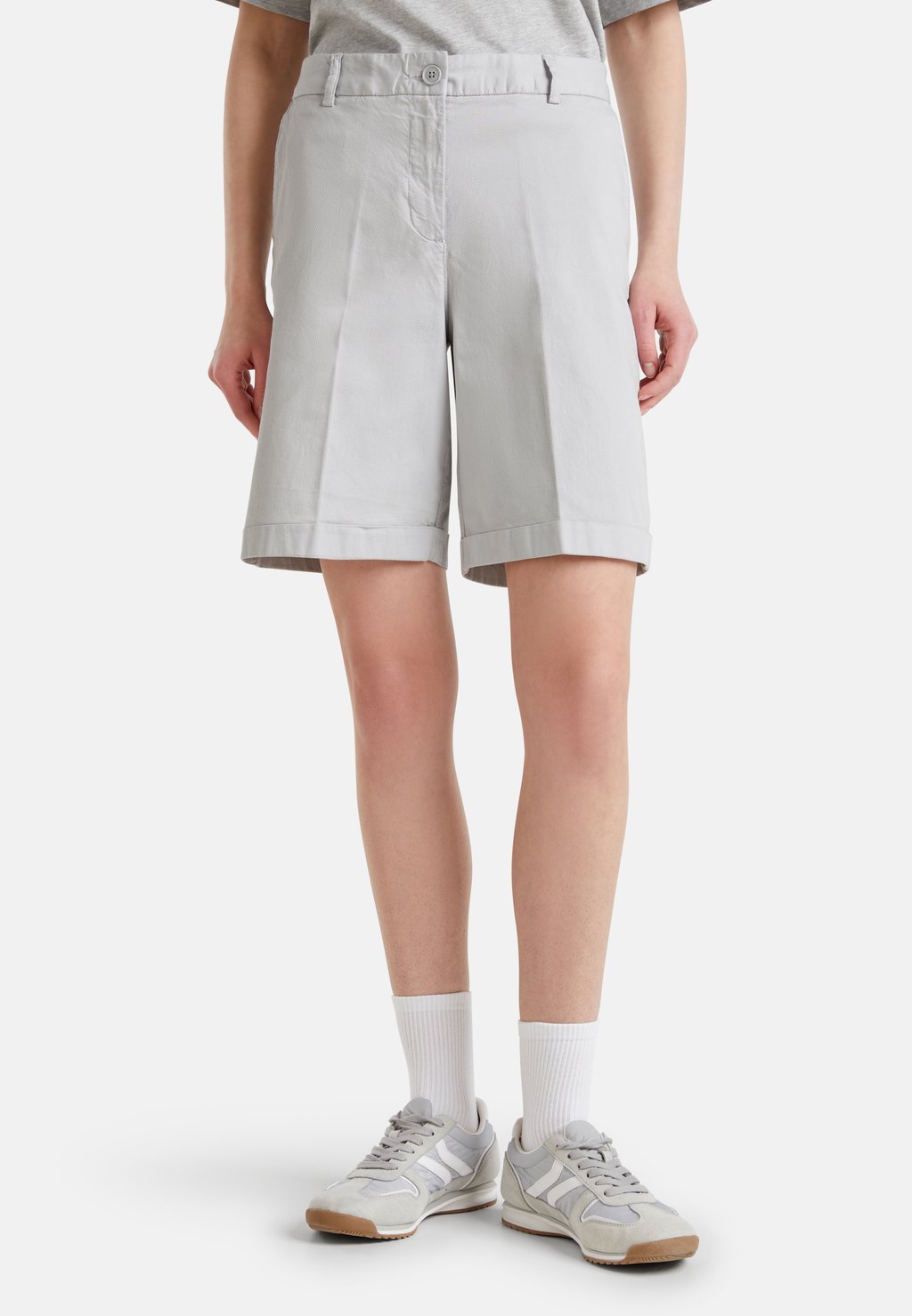 

Шорты BERMUDAS WITH CUFF United Colors of Benetton, серый