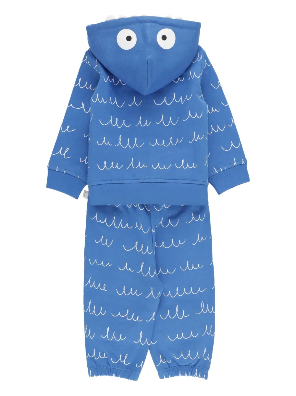 Спортивный костюм с капюшоном Stella Mccartney Kids, синий — фото 2